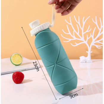 AB-0-1012	硅膠摺疊水樽	