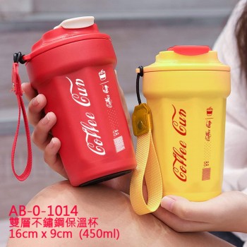 AB-0-1014	雙層不鏽鋼保溫杯 