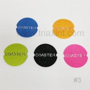 L-1001 Felt coaster set(die-cut shape)