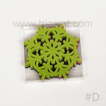 L-1003 Felt coaster set(die-cut shape)