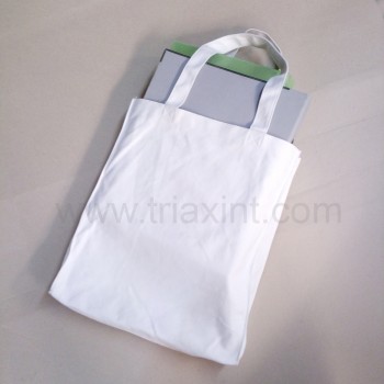 TB-853	12oz 米白色棉布袋--風琴款中号	