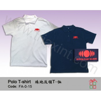 FA-0-15	T恤-反領短袖(珠地)